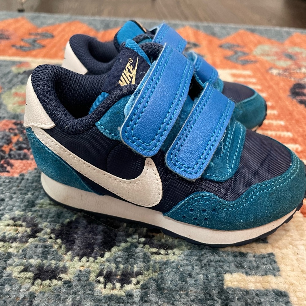 Nike Blue Velcro Toddler Sneakers